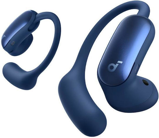 Soundcore by Anker AeroFit 2 Pro Earbud / Open Ear Căști Bluetooth Handsfree cu Rezistență la Transpirație și Husă de Încărcare Albastre
