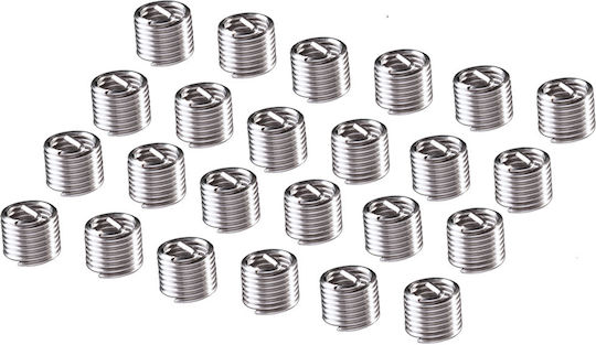 Neo Комплект За Ремонт На Резби M8 20 Бройки 11-907 Inox Вложки За Ремонт На Отвори