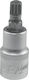 Dedra Bit Steckschlüssel mit Spline und Antriebsgröße 1/2'' Länge M12x55mm