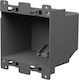 Caymon Switch Box 2 Positions In Black Color