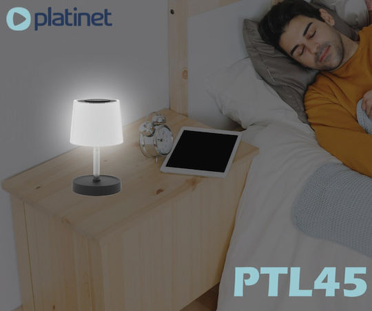 Platinet Table Lamp LED with Black Shade and Base