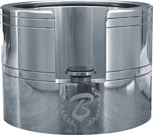 Barista Space Tamper with Flat Surface 58mm in Silver Colour