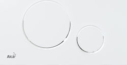 Alcadrain Flush Plate for Dual Flush Cisterns