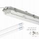 Loyal Lighting Outdoor Lighting Batten with Built-in LED 18W 126cm