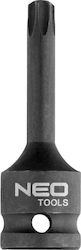 Neo Tools Ключови Гайки с Връх Air Torx и Каре Приемник 1/2'' Размер на Torx (T)50x78mm