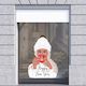 Weihnachtliche Anzeige Christmas Girl 100x70cm
