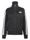Pinstripe Firebird Loose Women's Track Jacket Black