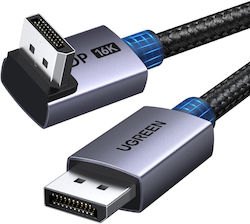 2m Displayport 2.1 Cable 90-degree Connector 80 Gbps 16k 60hz 8k 120hz 4k 240hz Braided Textile Ugreen 2m Displayport 2.1 Cable 90-degree Connector 80 Gbps 16k 60hz 8k 120hz 4k 240hz Braided Textile Ugreen