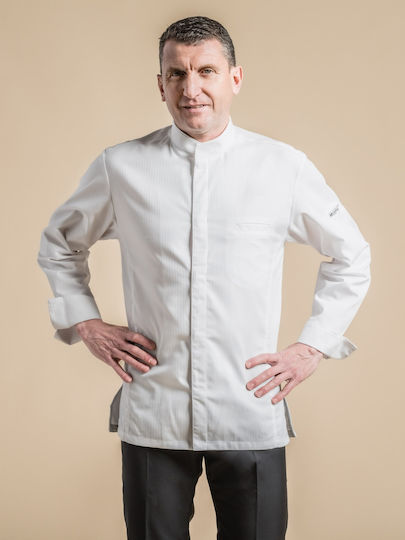 Clement Design Kochjacken 100% Baumwolle Weiß Alicante White