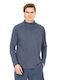 Athletic Long Sleeve Dark Blue Blouse