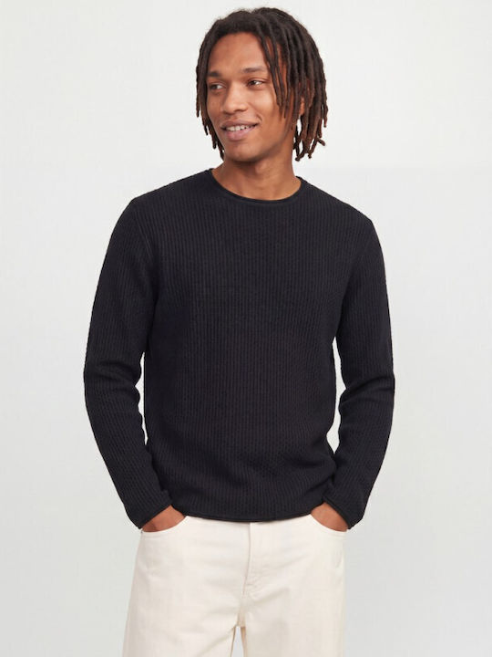 Jack & Jones Πουλόβερ Μακρυμάνικο Black