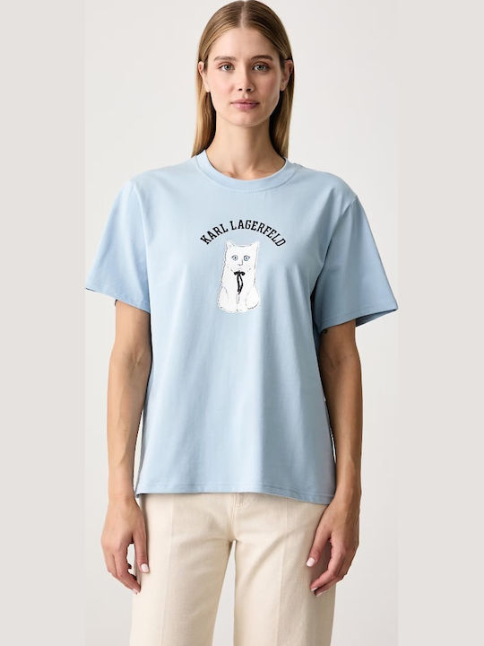 Karl Women's T-shirt Light Blue