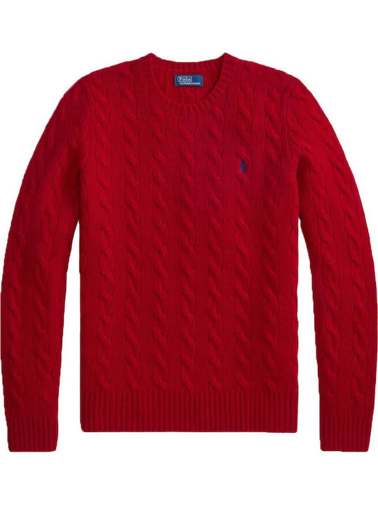 Ralph Lauren Pulover Dama Cu Guler Rotund Din L...