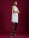 Summer Shirt Dress Ecru