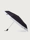 Karl Lagerfeld Umbrelă de ploaie automată compactă neagră