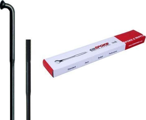 Cn Spoke Verschiedene Fahrradersatzteile Db454 2.0-1.8-2.0mm Edelstahl 258mm Schwarze 144Stück
