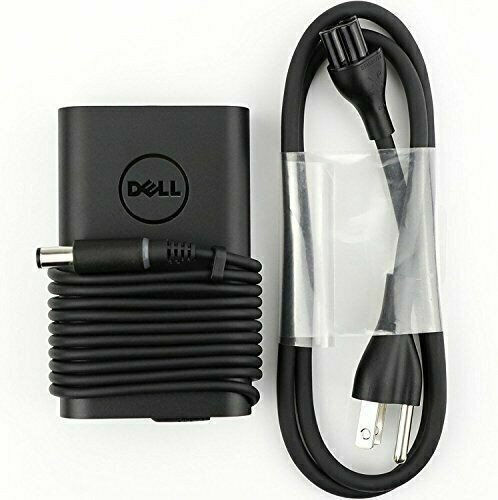 Dell Лаптоп Зарядно Устройство 90W 19.5V със Свалящ Се Кабел За Захранване и със Сет Върхове