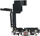 Καλωδιοταινία Φόρτισης Usb Oem Iphone 15 Pro Μαύρη Αποσυναρμολόγηση