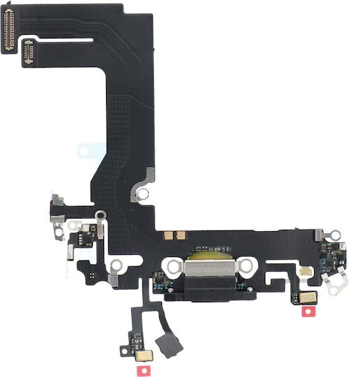 Charging Port Cable in Black for iPhone 13 Mini