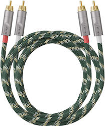 Fiio Cable 2x RCA male - 2x RCA male 0.8m