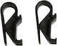 Basil Basis Basil Hook On System Set 2 Stück Schwarz New