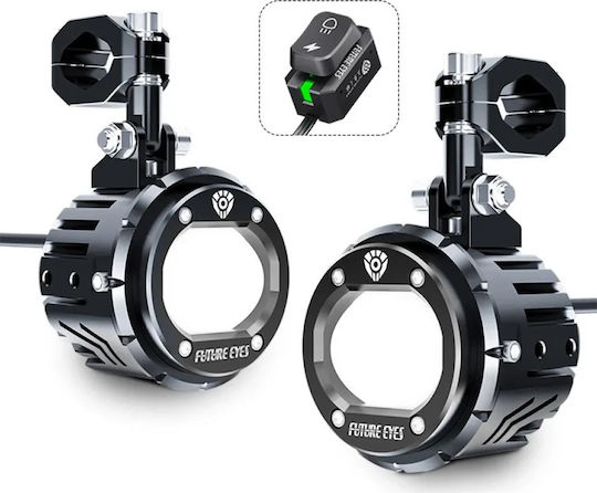 Proiector Motocicletă Future Eyes F20p LED Alb Alb F20p-ww-wd.white/whit