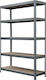 Metalkas Stabil Рафтове Дексион Галванизирано 120x40x180см с 5 Рафта с Обща Товароносимост 1000kg