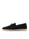 Δερμάτινα Γυναικεία Loafers σε Μαύρο Χρώμα
