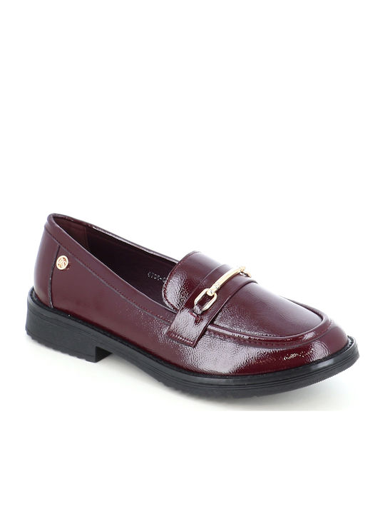 B-Soft Γυναικεία Loafers σε Μπορντό Χρώμα