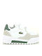 Kids Sneakers with Hook and Loop Closure White