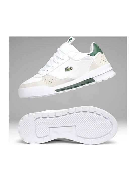 Lacoste Παιδικά Sneakers Λευκά
