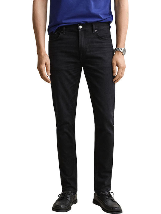 Gant Men's Slim Fit Black Jeans Pants