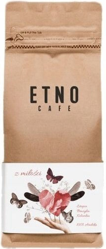 Etno Cafe Espresso Arabica Kaffee mit Schokolade in Körner 250g