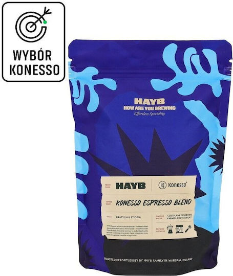 HAYB Cafea Espresso Arabica Ciocolată Boabe 250g