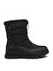 Kinderstiefel Schnee mit Reissverschluss Schwarz