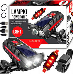 L8H1 Wiederaufladbares Rücklicht Fahrradbeleuchtung