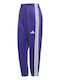 Stadium Herren-Sweatpants Glänzende mit Gummizug Lila