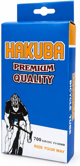 Hakuba Premium 700x28/32c P/V - Presta Ventillänge 60mm Fahrradschlauch-Innenrohre