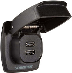 Зарядно Scanstrut Sc-usb-f3 Flip Pro Max 12v/24v Зарядно Usb 2x Usb-c