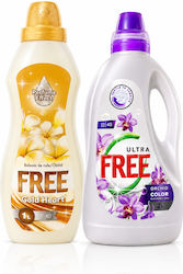 Set Gold Heart Conditioner 1l 40 Washes + Ultra Orchid Color Gel 2l 40 Washes