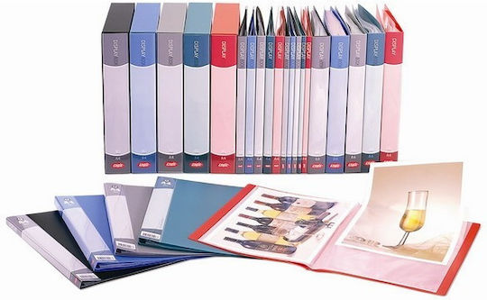 Grand Durchsichtiger Aktenordner für Papier A4 Roter