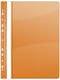 Donau Transparent File Folder for A4 Paper Orange