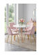 Dining Room Velvet Chair Light Pink