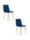 Velvet Blue Dining Chair