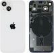 Оригинално Задно Стъкло Nfc Flex Flash & Камерен Обектив iPhone 14 Бял