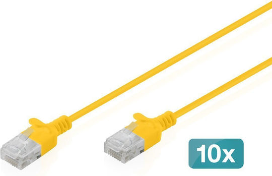 Digitus U/UTP Kat.6 Ethernet Netzwerkkabel 3m Gelb