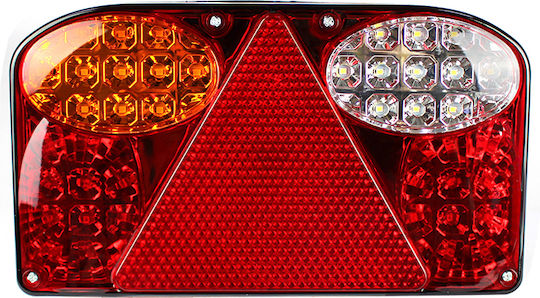 LED Трейлър Задна Светлина 12-24v 23.5x13.5 Cm Дясна Триъгълна Рефлектор