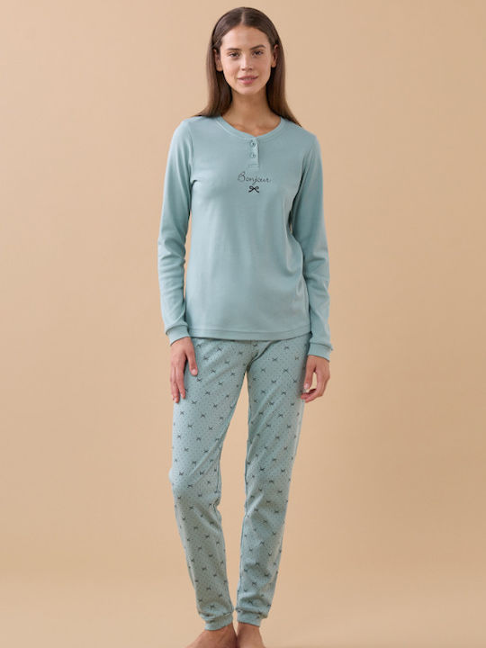 Noidinotte Winter Women's Cotton Pyjama Set Pis...