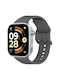 Xiaomi Band 10 Pro Redmi Watch 6 5 Monochrome Vertical Striped Silicone Buckle Dark Grey