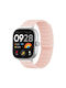 Xiaomi Band 10 Pro/9 Pro Redmi Watch 6 5 4 Xdfind Curea Magnetică Pentru Ceas Din Silicon Roz Nisipiu